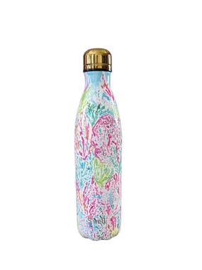 Lilly Pulitzer "Let's Cha Cha" S'well Stainless Steel Water Bottle 25 oz
